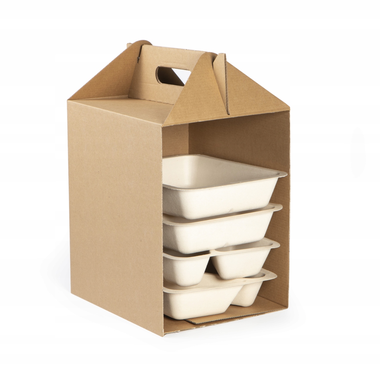 

Pojemnik dieta pudełkowa catering 23x19x26 cm 20sz