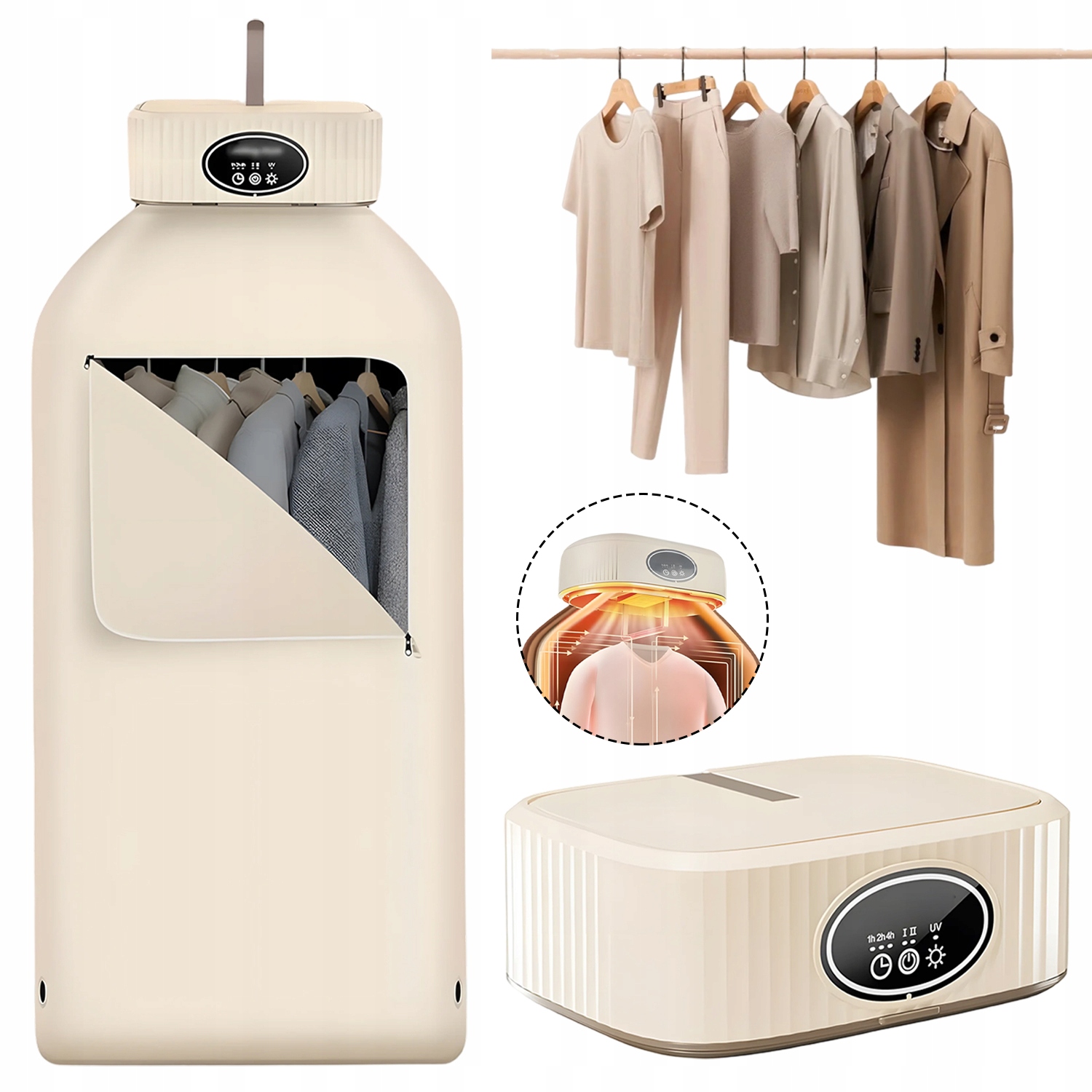 Přenosná Elektrická Sušák Na Prádlo, Cestovní Skládací Sterilizace