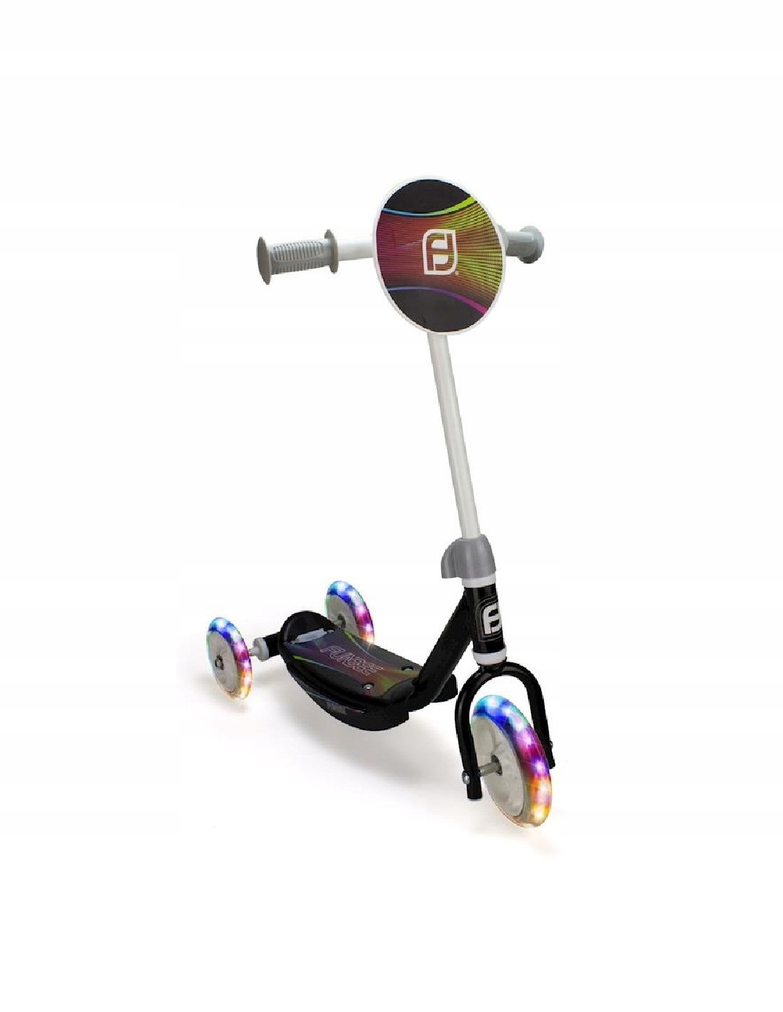 HULAJNOGA 3 KOŁOWA BALANSOWA SKUTER MAXI ŚWIECACE KOŁA LED FUNBEE 2+