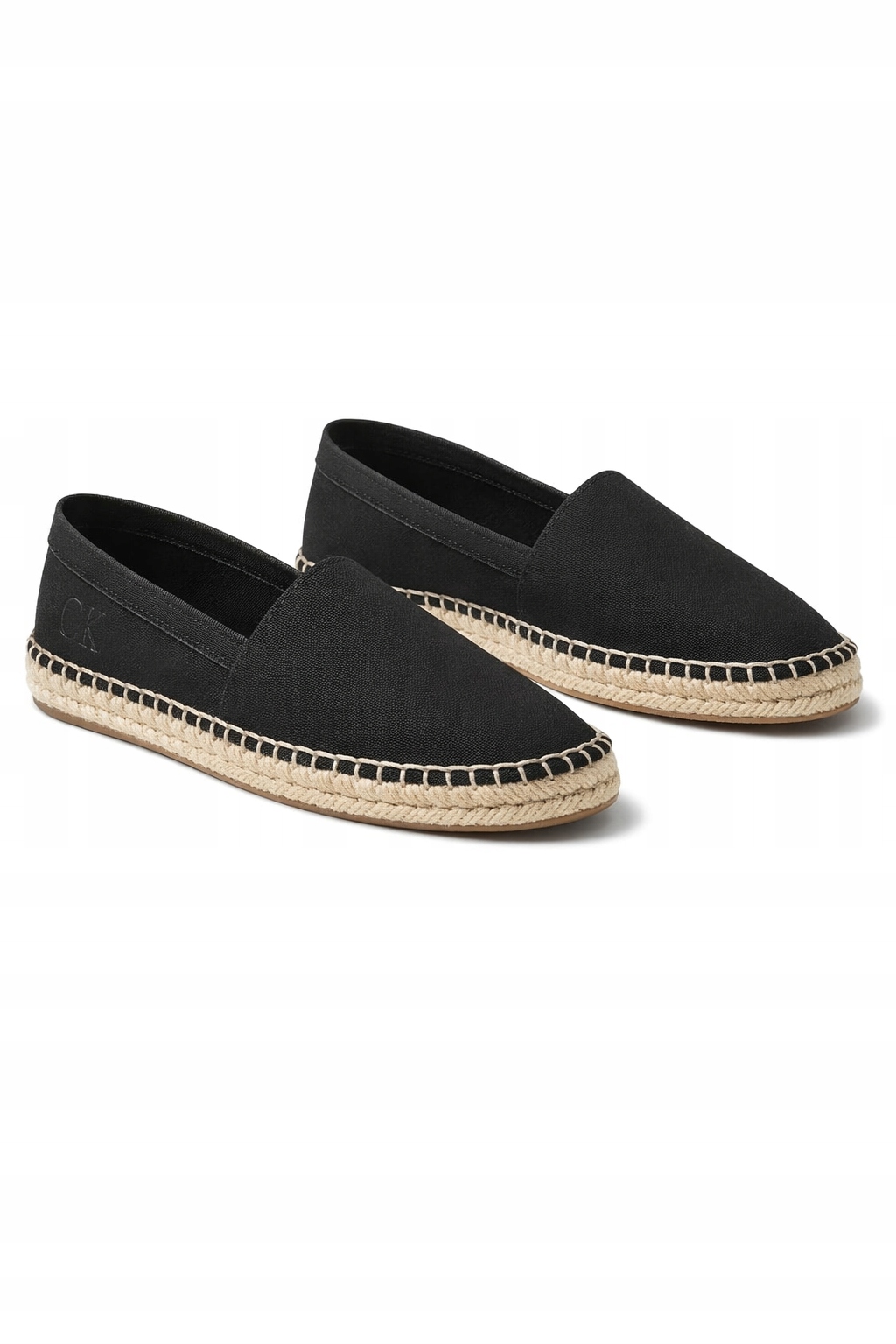 Calvin Klein Černý Espadrilkový Materiál Se Šňůrkou Na Podrážce 41 I1C