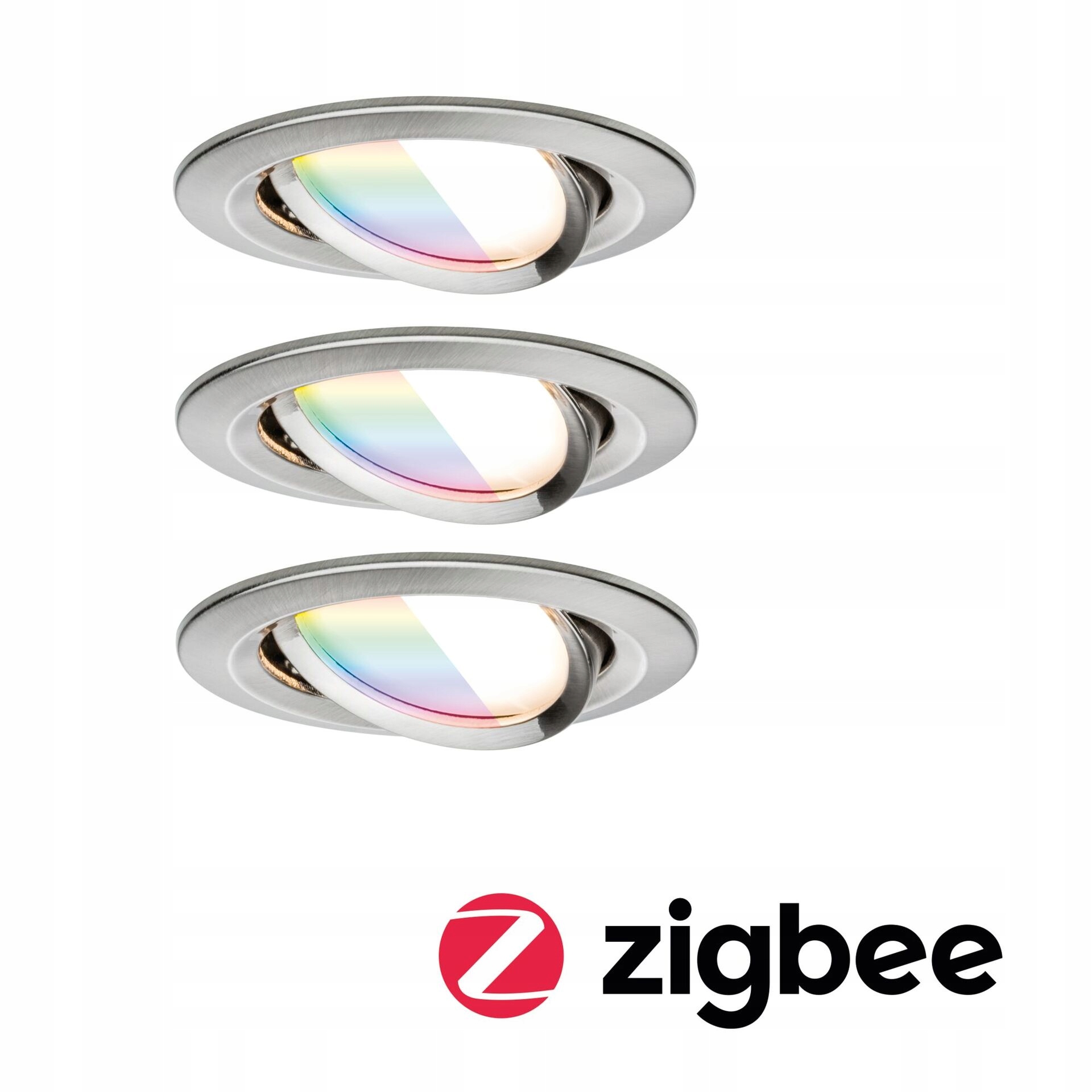 Paulmann Led vstavané svietidlo Nova Coin kruhové 84mm 50 ° Rgbw 3x6W 230V k