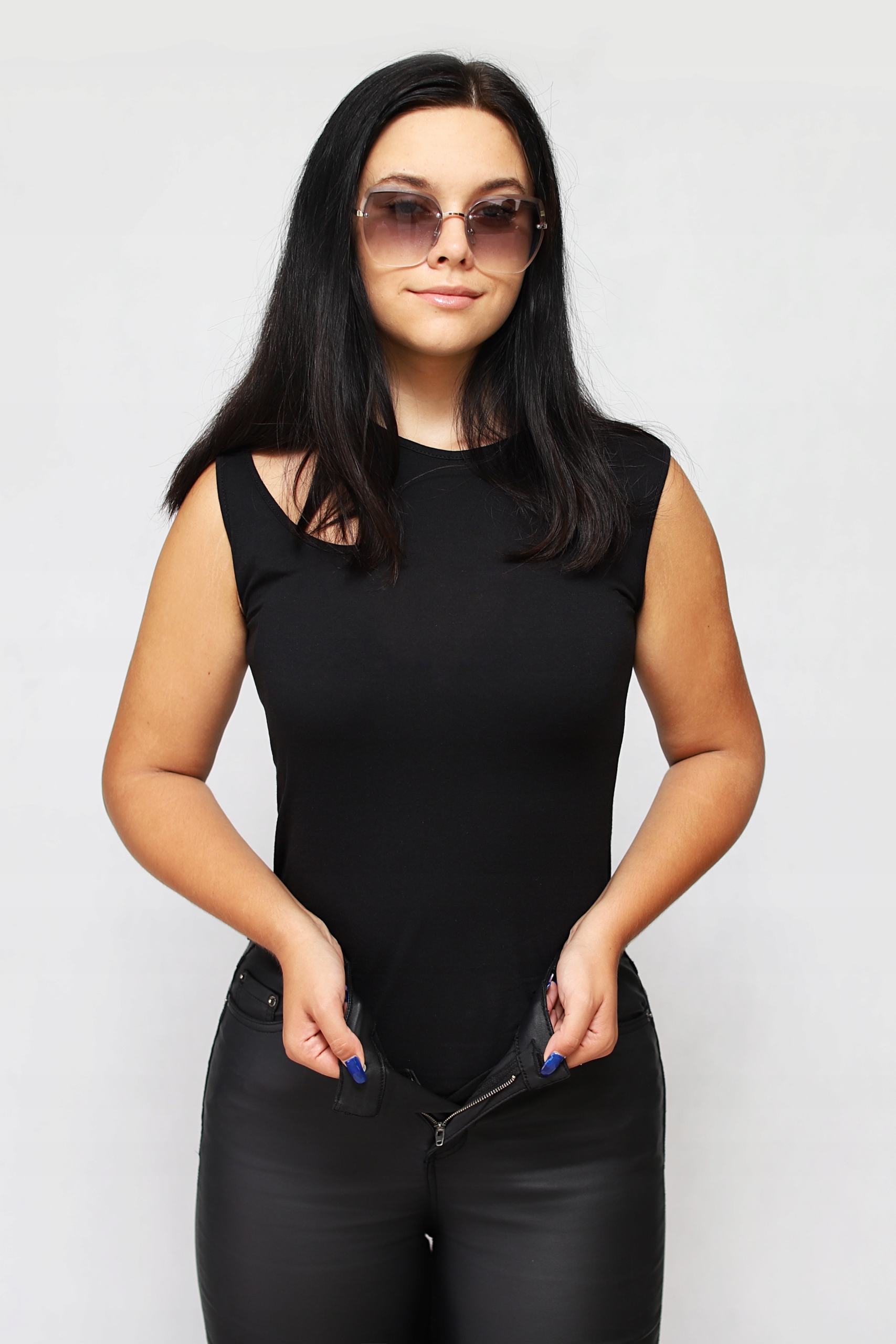 BODY, BLUZKA, BEZ RĘKAWA ŁEZKA WYCIĘCIA