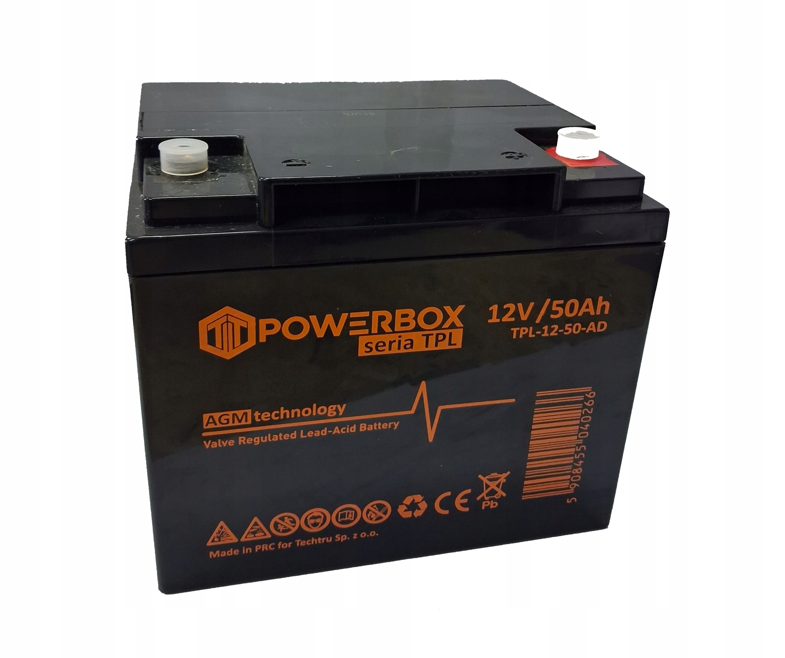 Akumulator Powerbox 50Ah Agm do Ups/piec