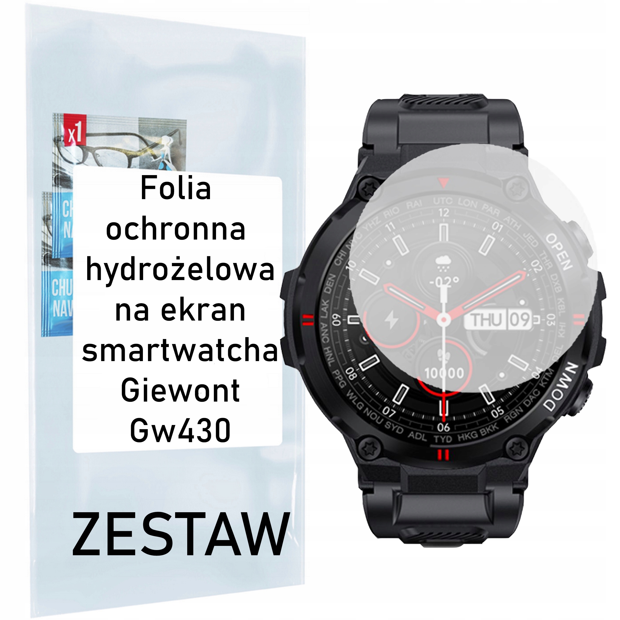 

Folia Hydrożelowa Do Smartwatch Giewont GW430