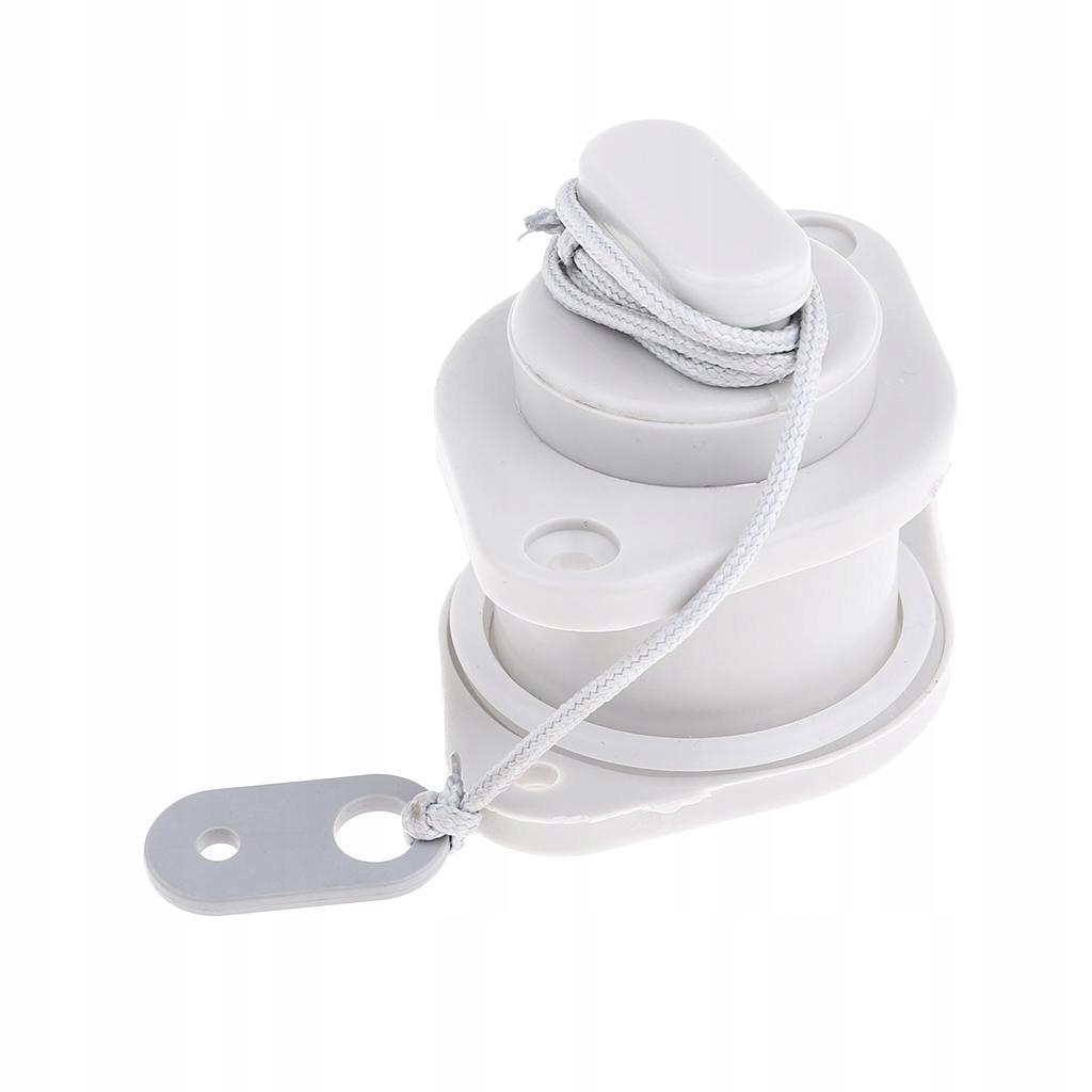 Kayak Scupper Plug with , Inflatable Hole Valve Replacement 24mm Gray Materiał inny