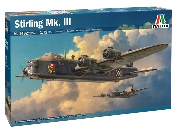 1:72 Anglický bombardér Stirling Mk. III