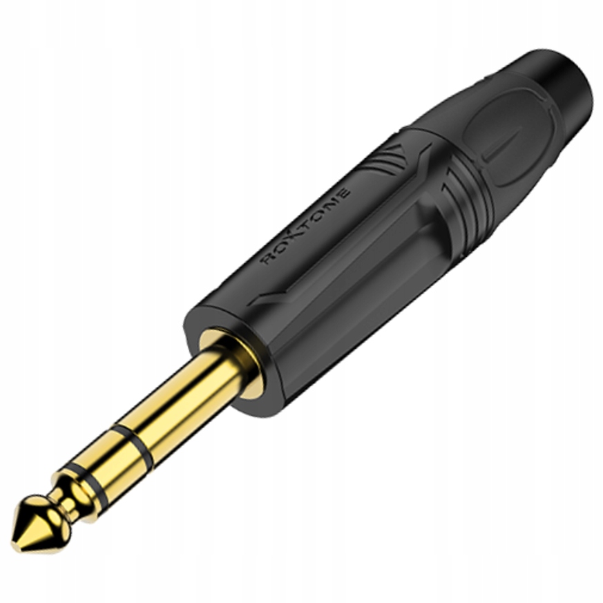 Wtyk Jack Roxtone RJ3P-BG 6,3 mm