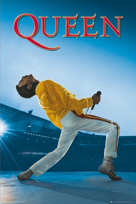 

Queen Live Freddie Mercury plakat 61x91,5 cm