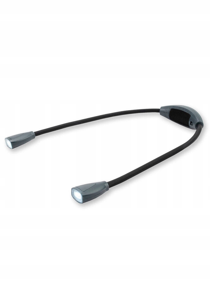 Dvojitá Led lampička na krk Carson Hardware Dual NeckLight šedá