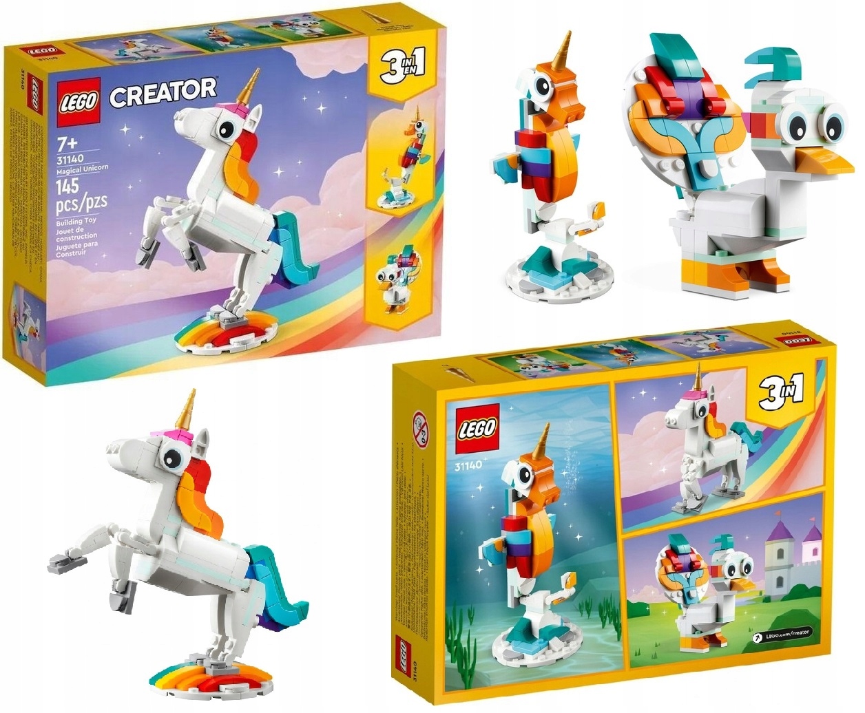 LEGO CREATOR 31140 MAGICZNY JEDNOROŻEC PREZENT + KATALOG LEGO W WERSJI PDF
