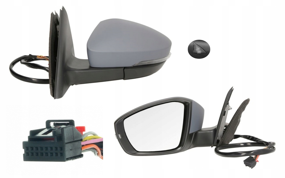 LUSTERKO LEWE ELE PAMIĘĆ SKODA OCTAVIA 3 13-17