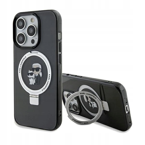 Karl Lagerfeld KLHMP14LHMRSKCK iPhone 14Pro 6.1 černý/černý hardcase Ring