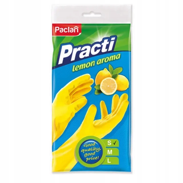 

Paclan Practi Rękawice gumowe zapachowe S, Lemon