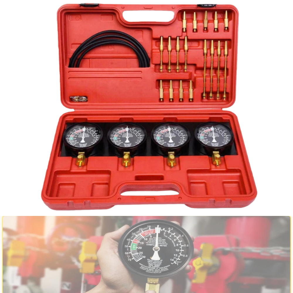 Vakuometr Pro Synchronizaci Karburátorů Manometry Kufr Sada