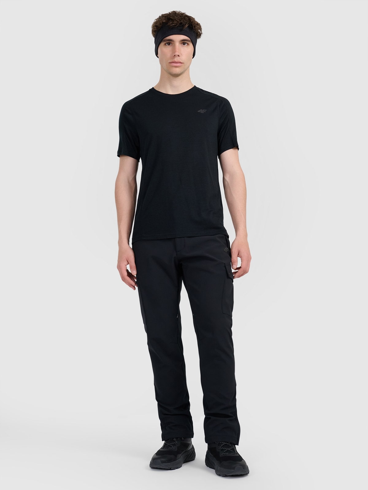 Pánské Trekové Tričko 4F Z Merino Vlny TFTSM1526 AW25 XL