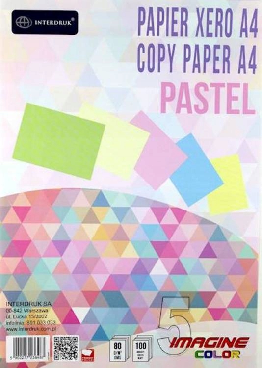 

Papier Ksero Pastelowe A4 100 Arkuszy