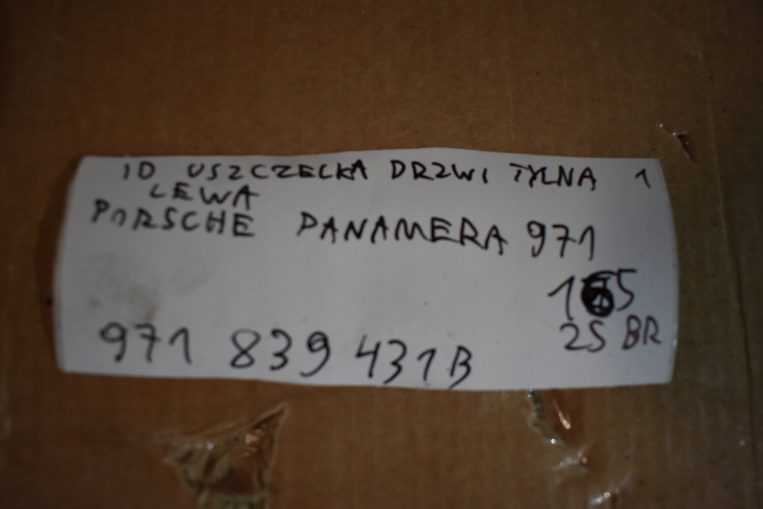 IDEALNA Dichtsatz Tür hinten links PORSCHE PANAMERA 971 1