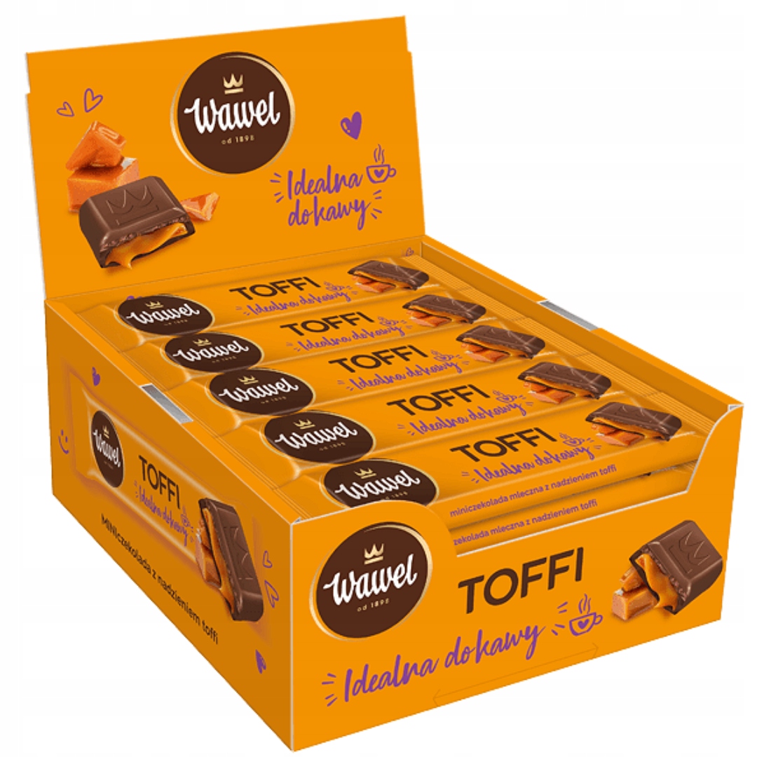 Levně Wawel Mini čokoláda karamely 41g x 30 kusů