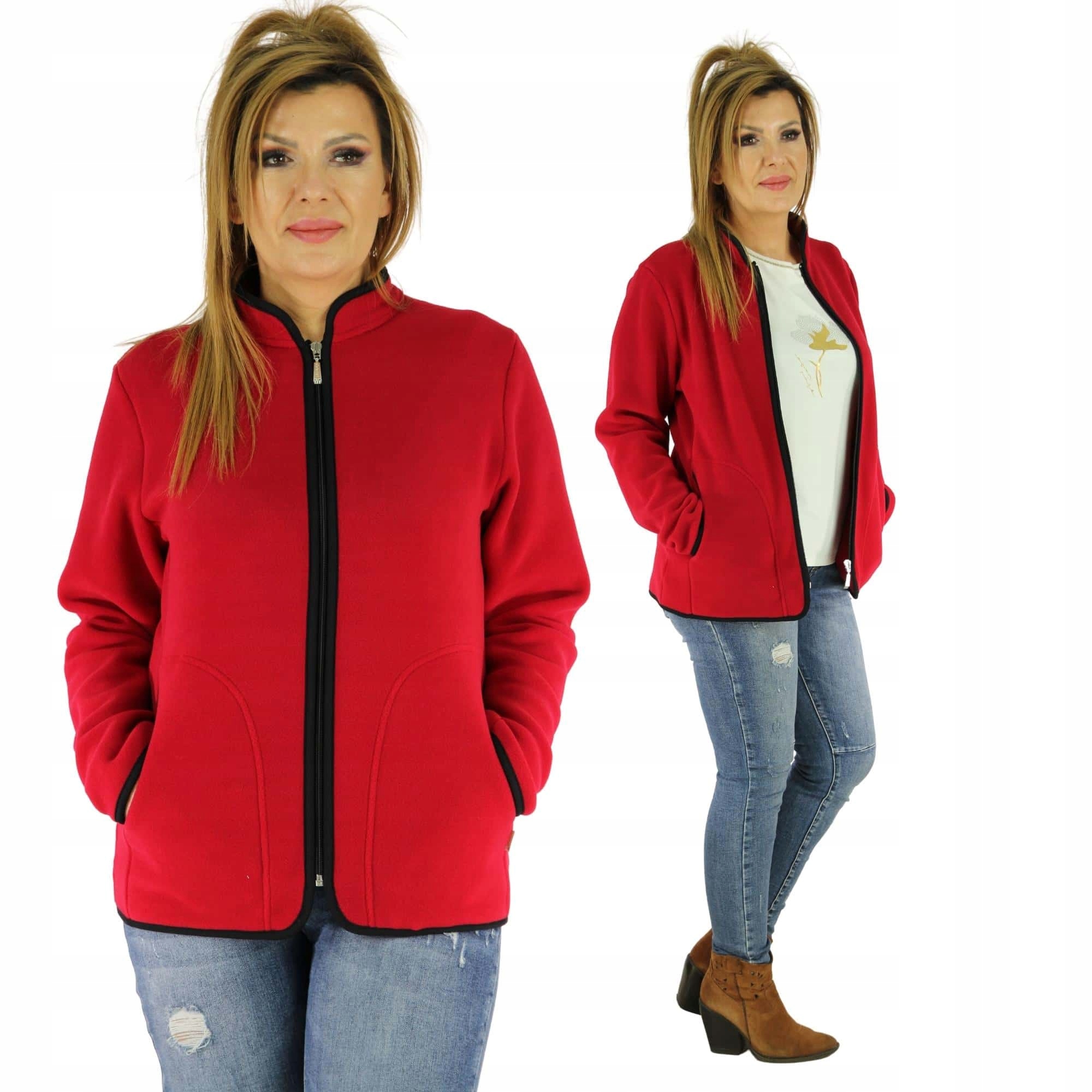 

Mięciutka Bluza Polar Damski Duże Rozmiary L-3XL