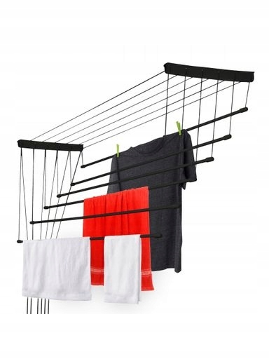 Levně Kadax Sušák Na Prádlo Stropní 6 tyčí Koupelnový balkon 120 cm