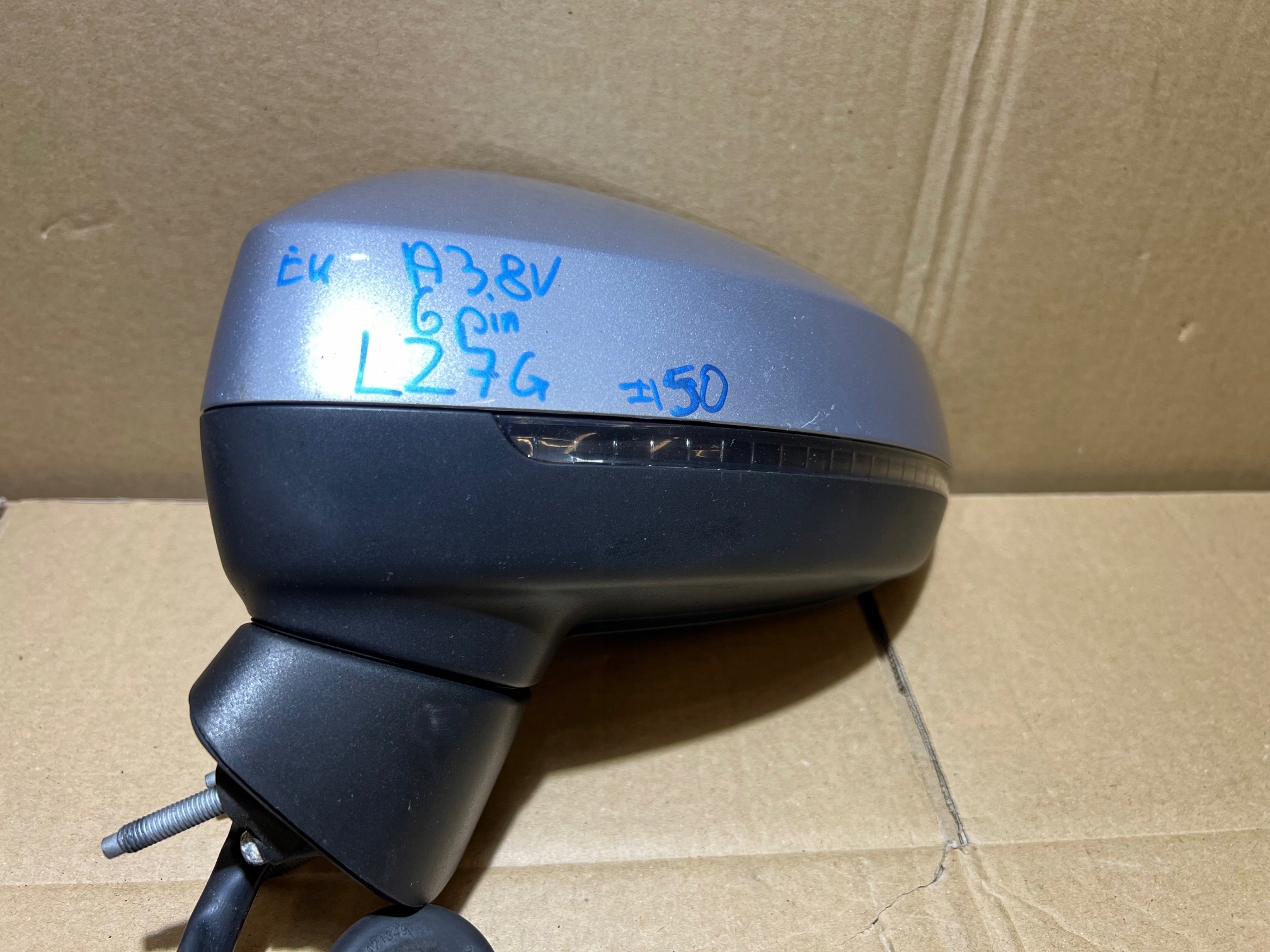 AUDI A3 8V mirror left 6PIN LZ7G EUROPA