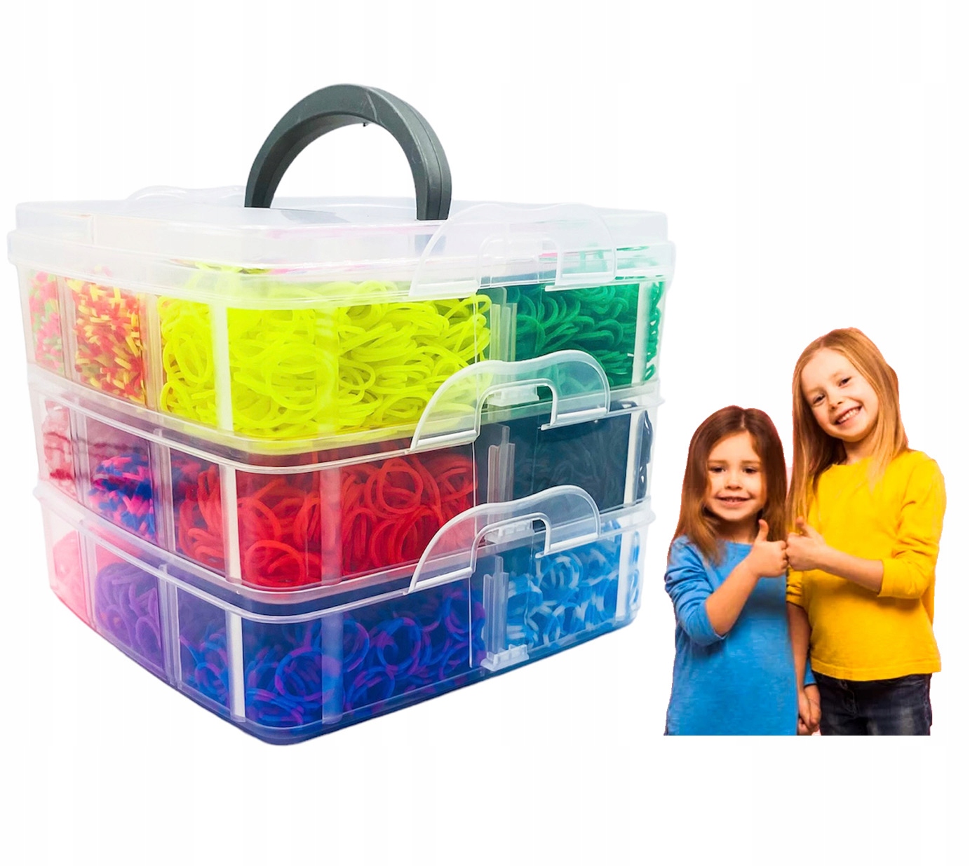 

Gumki Do Robienia Bransoletek Zestaw XL 3000 szt