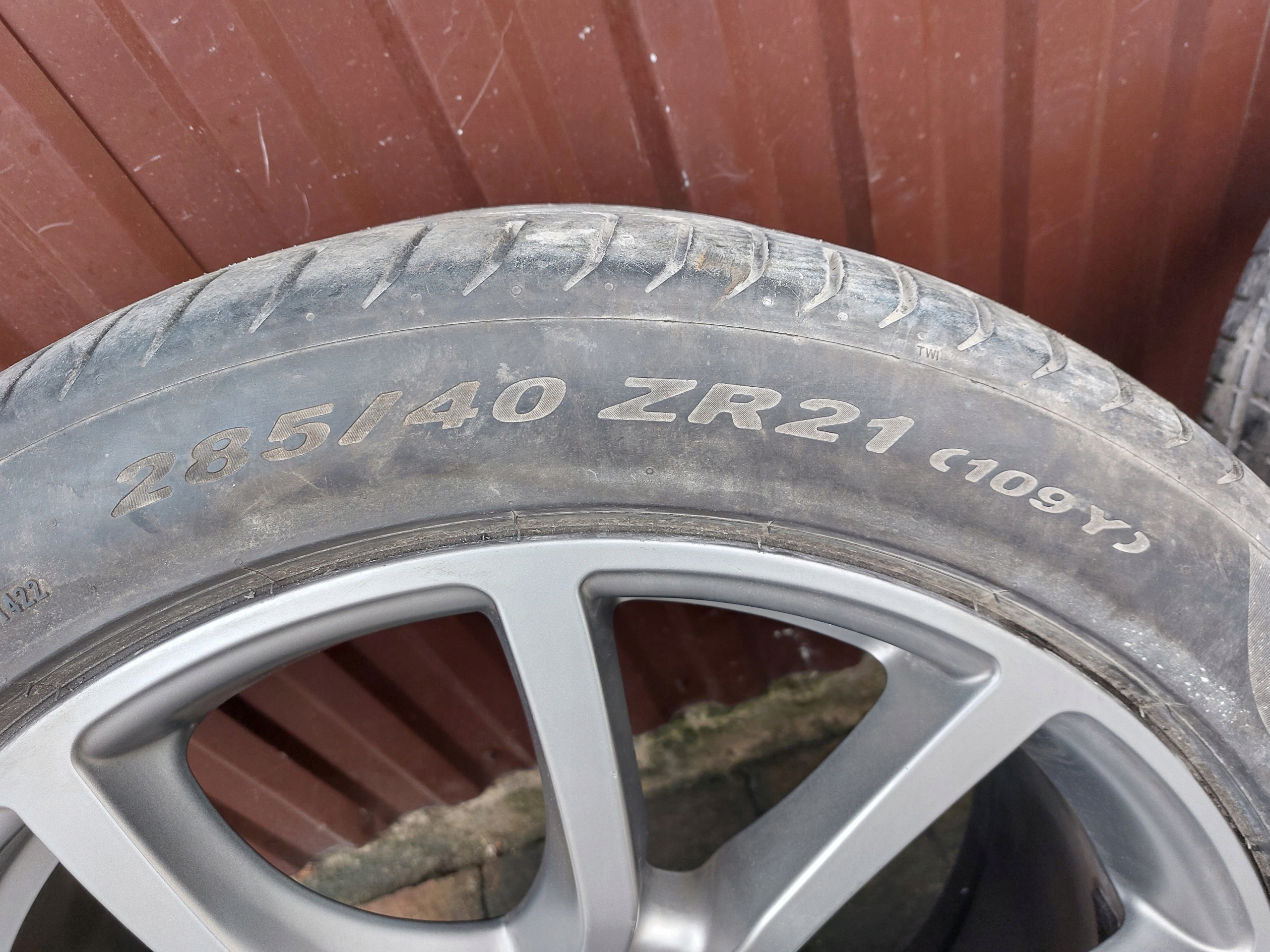 disc aluminium front Porsche Cayenne III 22r 9y E3 9.5" x 21" 5x130
