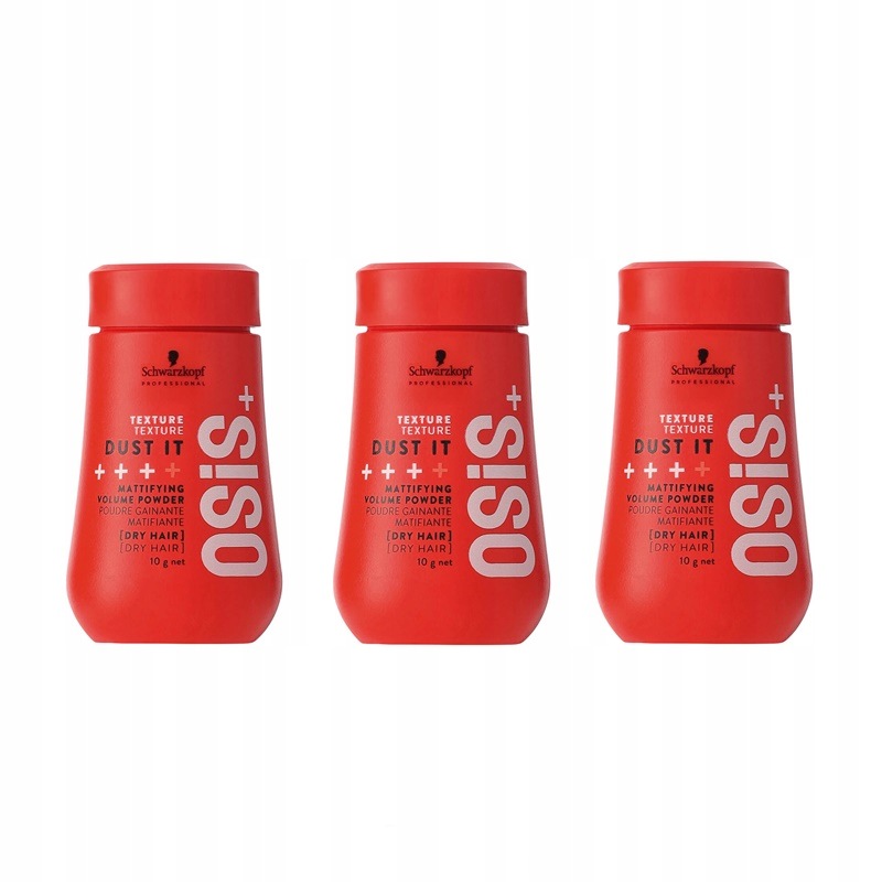 Schwarzkopf dust it puder 3x 10g osis matujący objętość włosów osis+