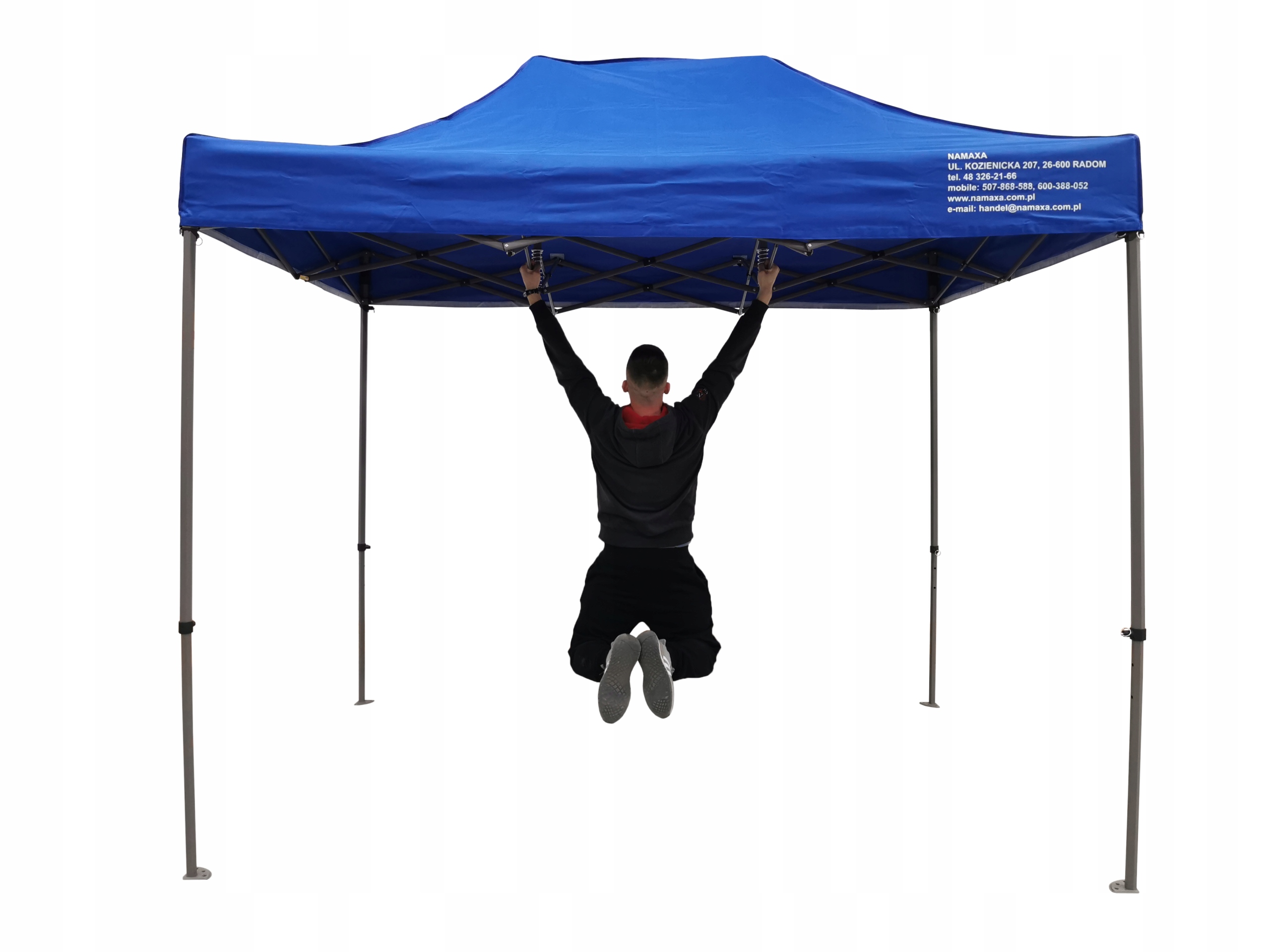 NAMIOT POLSKI HEX35 2X3 NIEBIESKI noga hexagonalna Kod producenta NH-35S-2X3-NIE