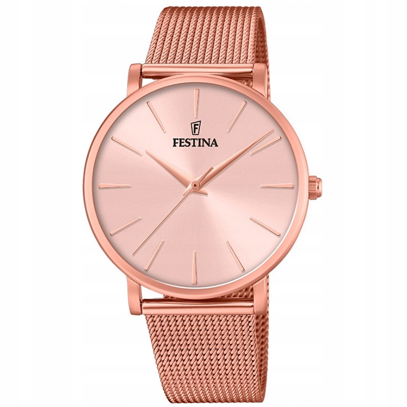 Dámské hodinky Festina F20477-1 růžové zlato