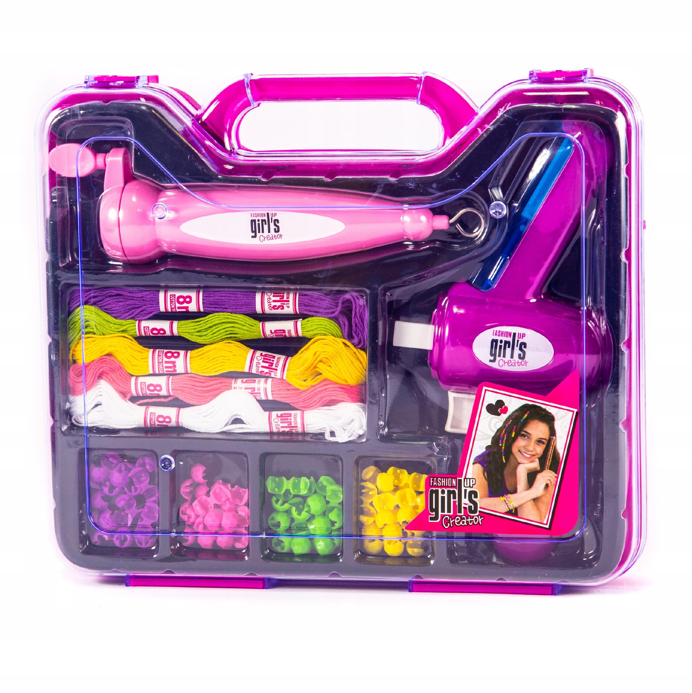 WALIZKA ZAPLATARKA KOLOROWE WARKOCZE MAŁY FRYZJER