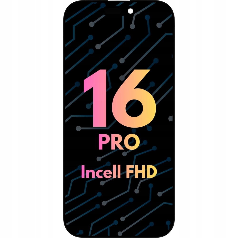 LCD displej pro iPhone 16 Pro Náhradní Incell Fhd Těsnění
