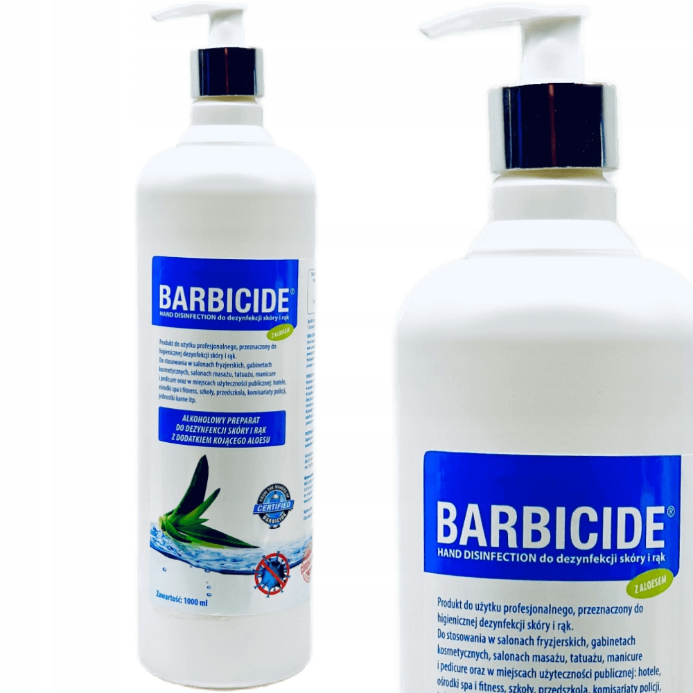 Barbicide Hand Gel Disinfection Żel do dezynfekcji skóry i rąk 1000ml