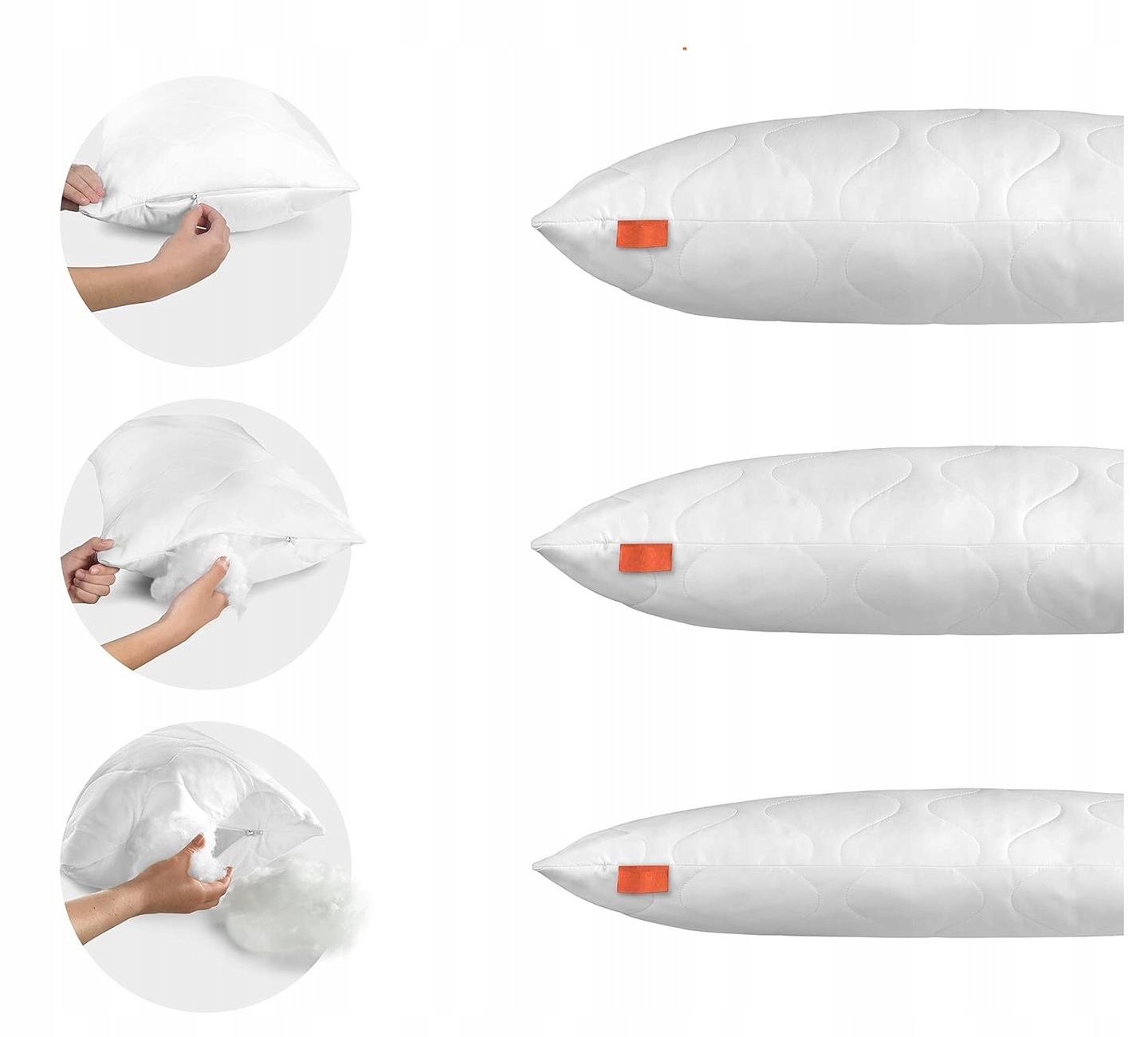 PODUSZKA BIAŁA MIĘKKA 40x80 ANTYALERGICZNA PIKOWANA GRUBA ZAMEK PRODUCENT Kod producenta PODUSZKA PIKOWANA 40X80 GRUBA WKŁAD