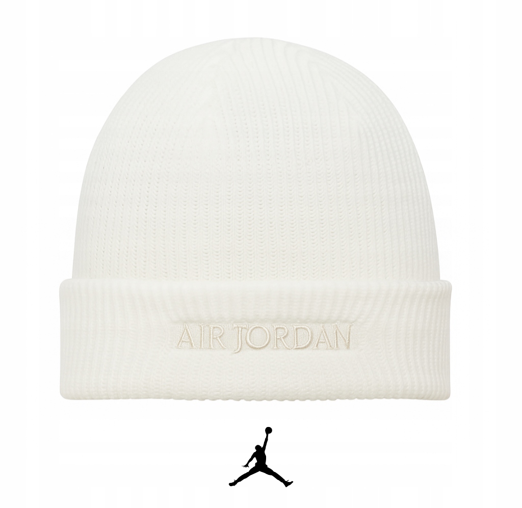 Čepice zimní Air Jordan Terra Beanie Bílá Teplá Dámská HJ2409-133 Os