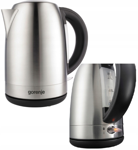 Elektryczny czajnik 1,7l Strix 2200W filtr Inox wskaźnik wody zasilania