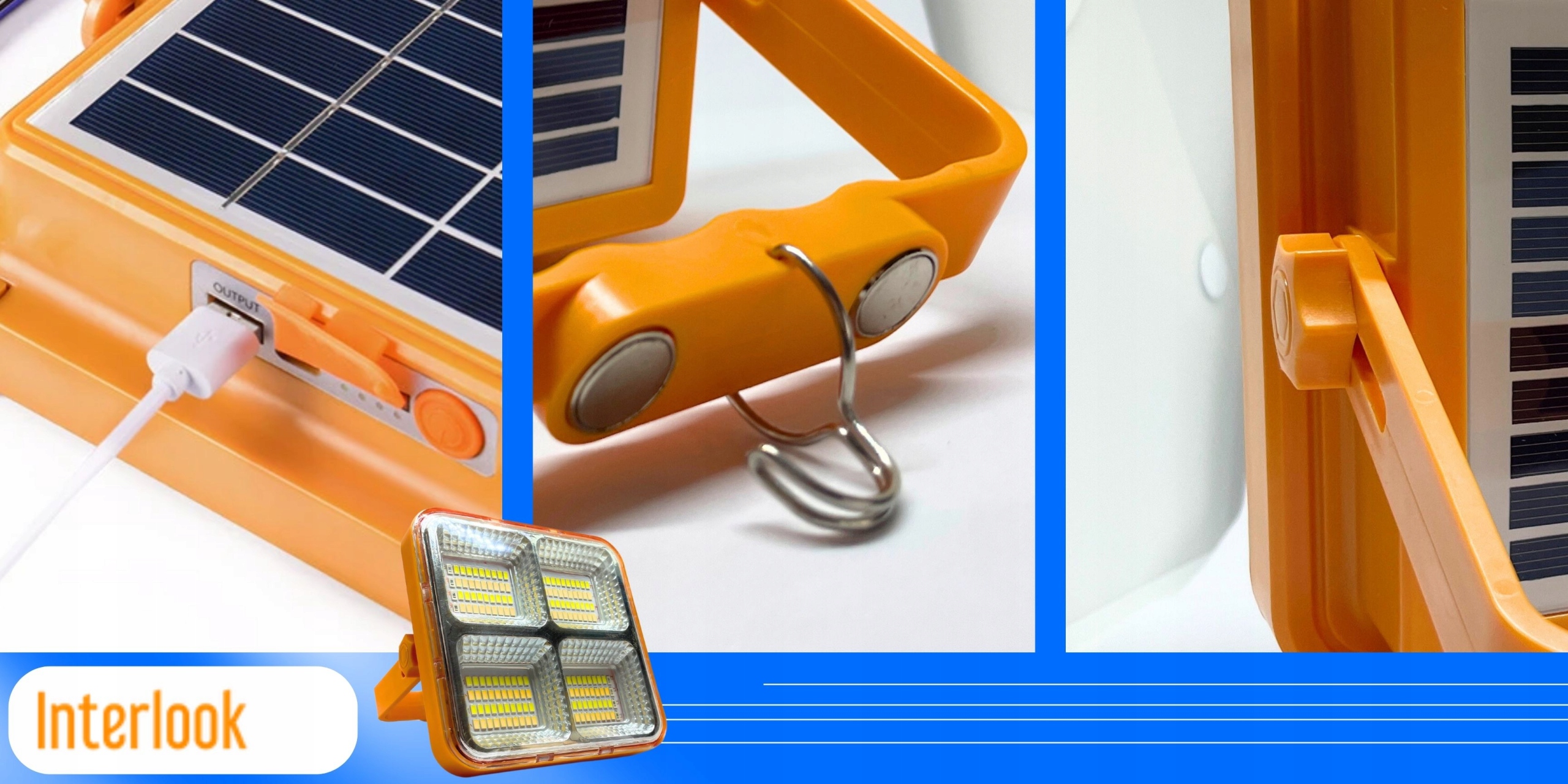 LAMPA ROBOCZA SOLARNA LED HALOGEN REFLEKTOR 30W Źródło światła LED