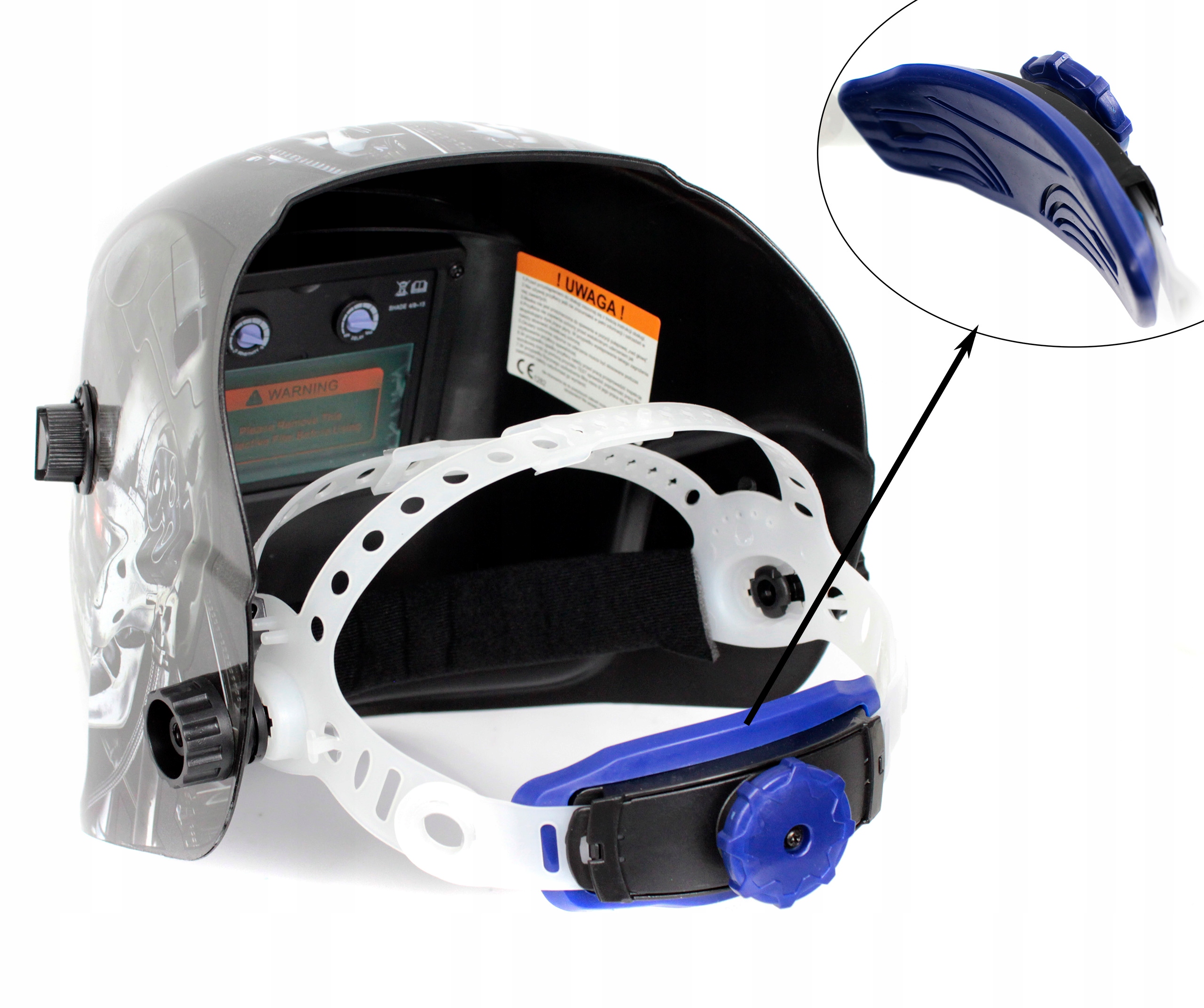 MASKA SPAWALNICZA PRZYŁBICA SAMOSCIEMNIAJACA 75 EAN (GTIN) 5907589363180