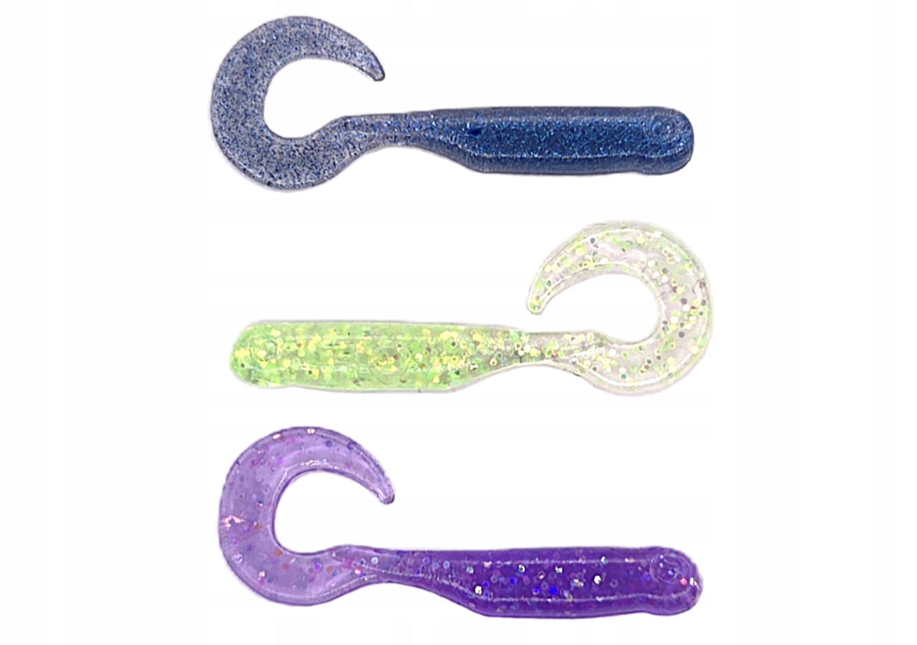 Great Fish Gumy Twister GF1 Shrimp Scent 30mm 0,24g Baby 2 21szt. Białoryb