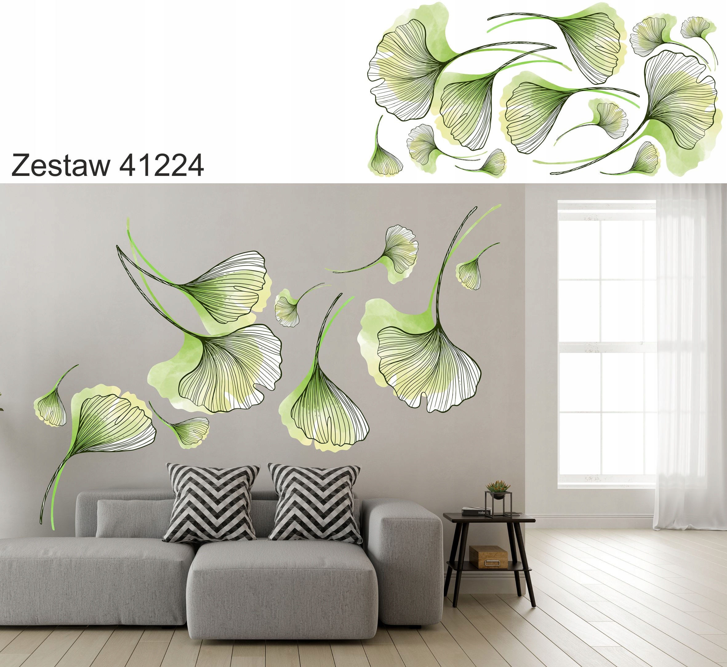 naklejki na ścianę ścienne liscie monstera monster Motyw Dekor Dziecięce Motywy roślinne