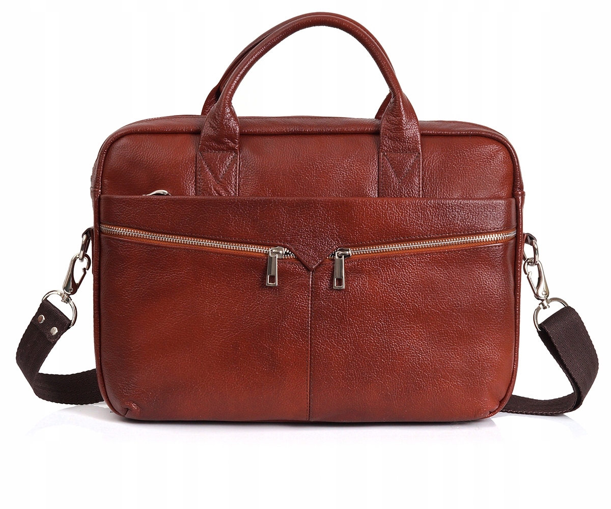 SKÓRZANA TORBA NA LAPTOP SOLOME STONE KARMEL