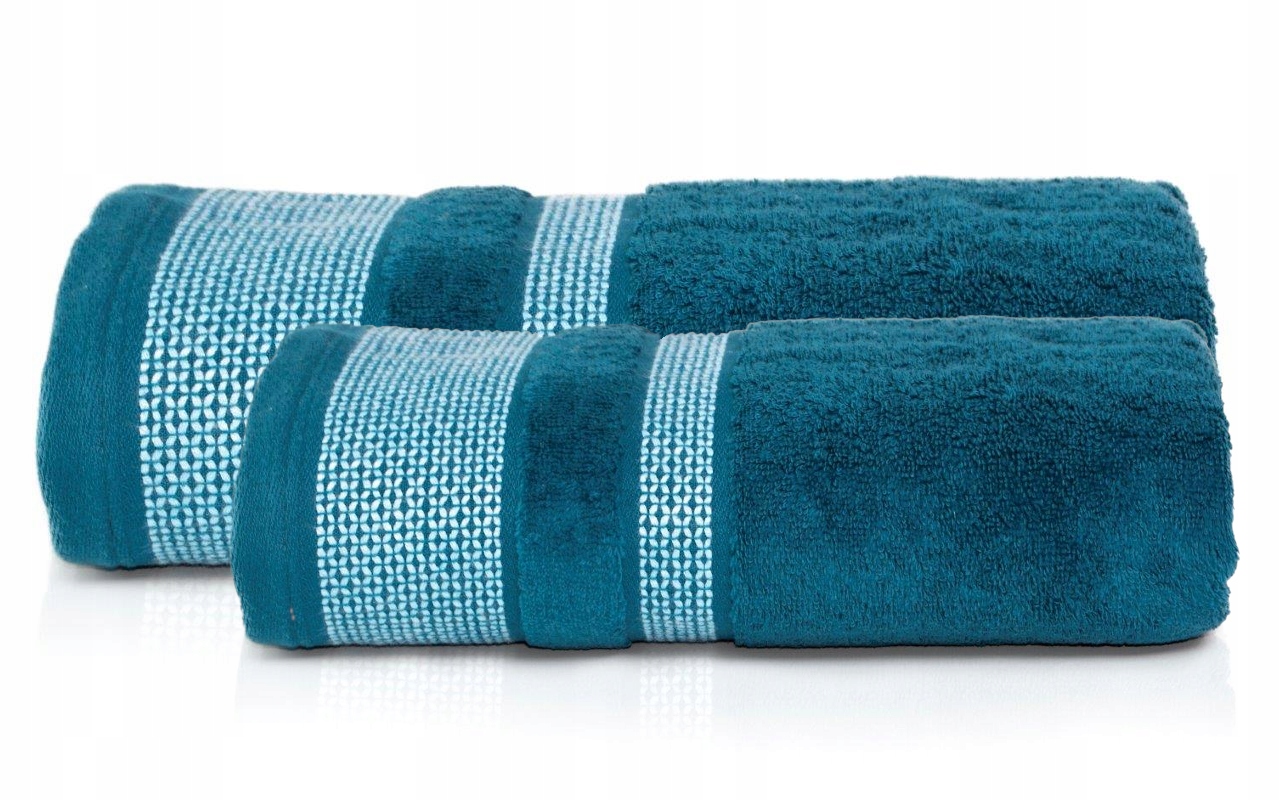 ZESTAW ręczników kąpielowych GRUBE premium TURKUS