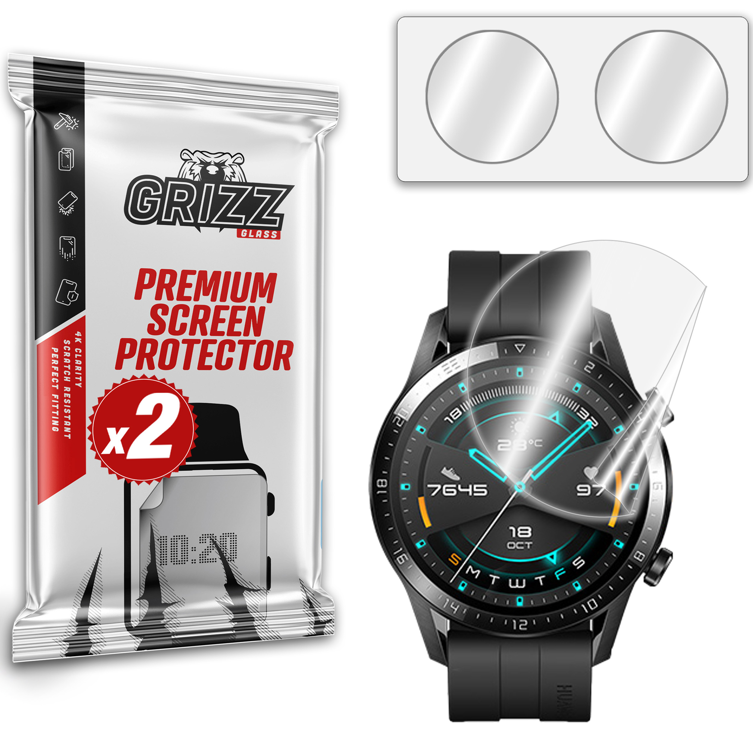 

2x Folia Ceramiczna do Huawei Watch GT2 46mm