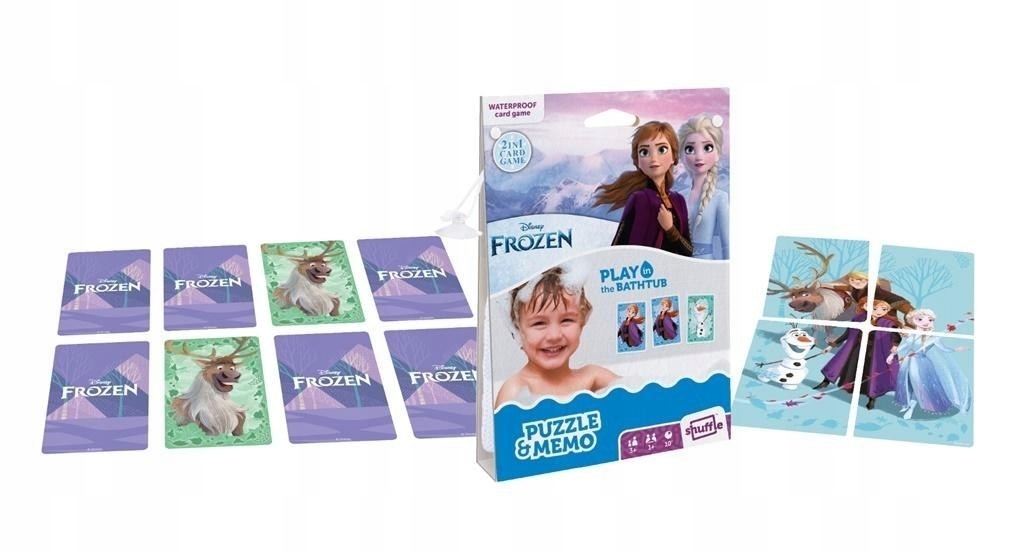 

Disney Kraina Lodu. Karty do zabawy w wannie