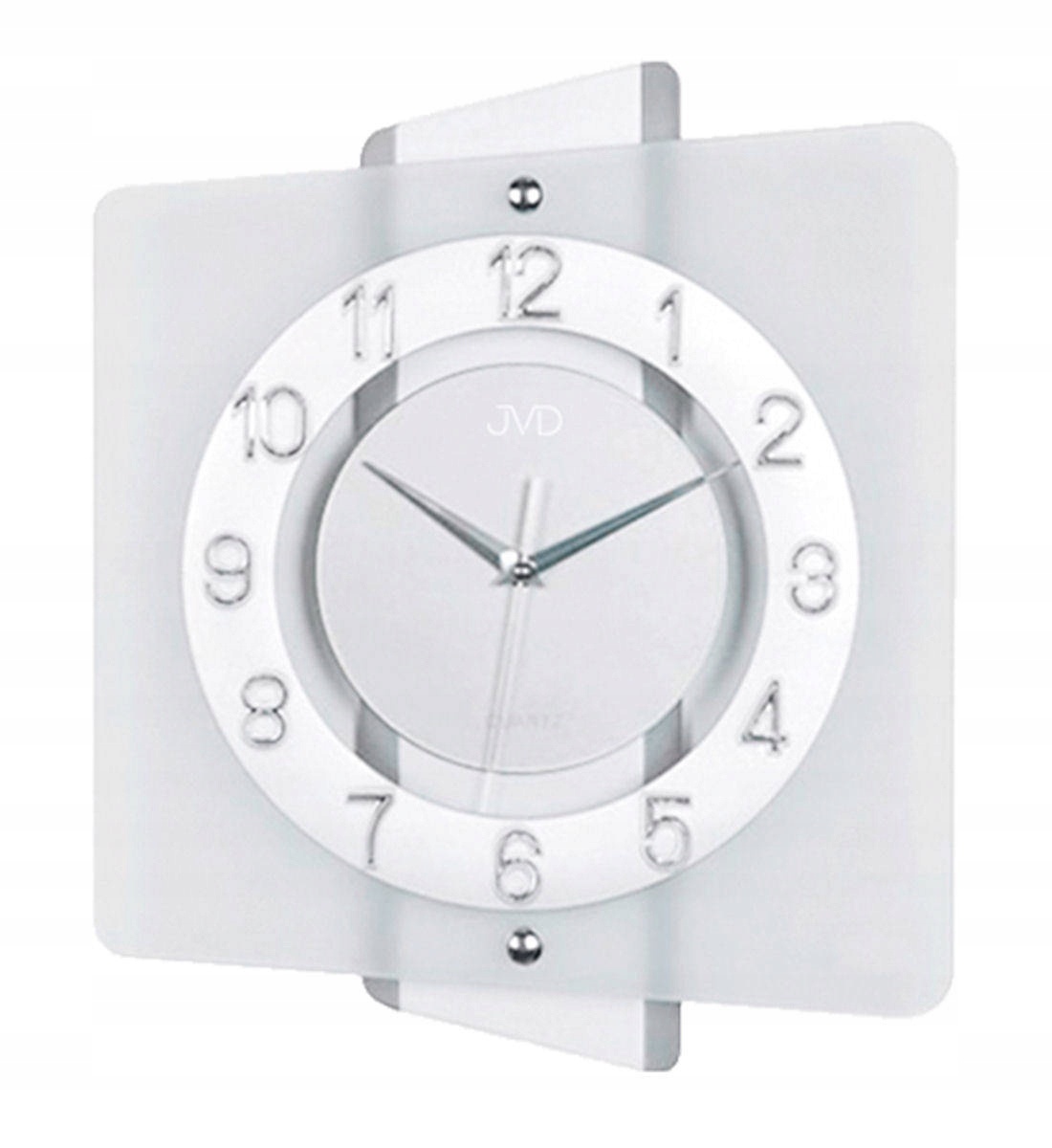 Efektný Sklenený Nástenný Hodinový Stroj Jvd NS20133.2