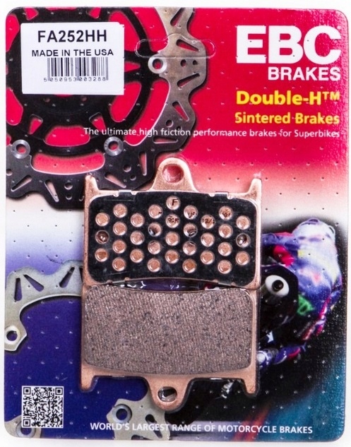 КОЛОДКИ ЄЦБ FA252HH ПЕРЕДНІ YAMAHA TDM 900 02-05