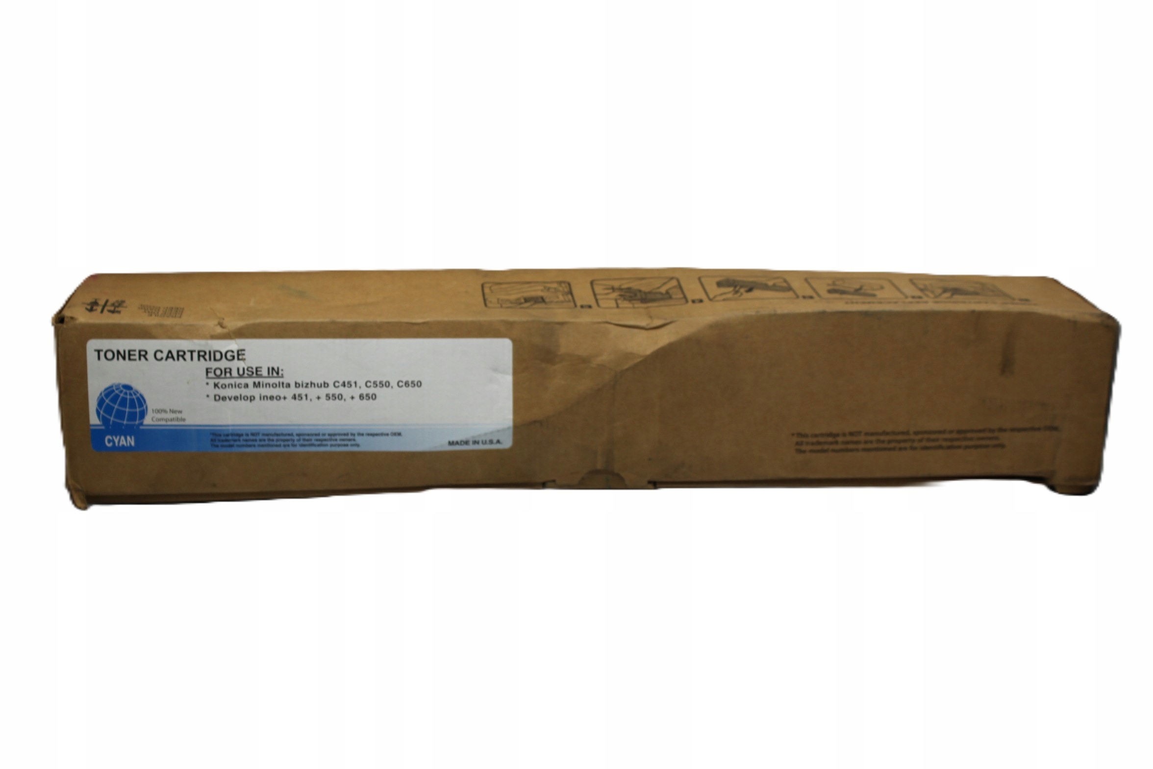 Náhrada Minolta TN-611C C451 A070541 toner cyan