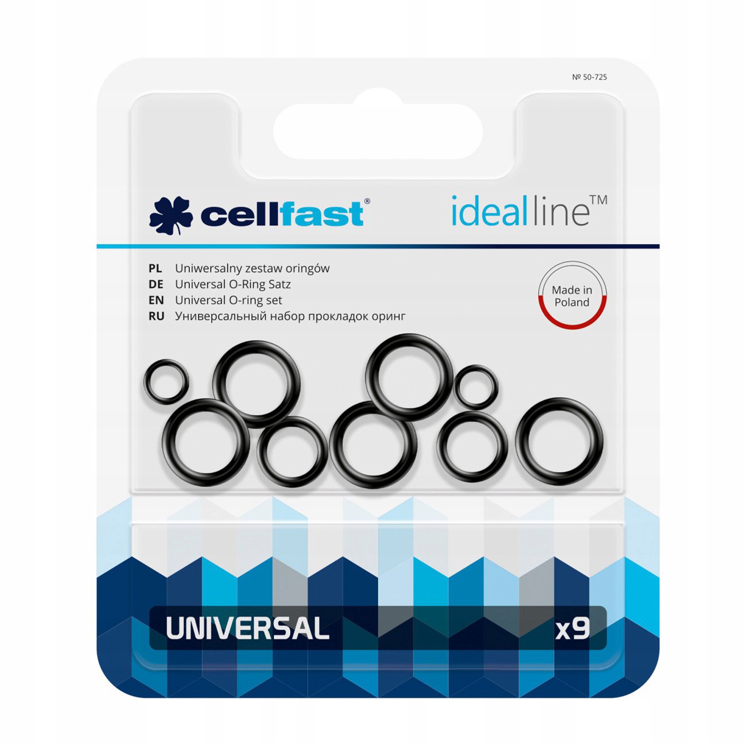 

Cellfast 50-725 Zestaw uniwersalnych oringów Ideal