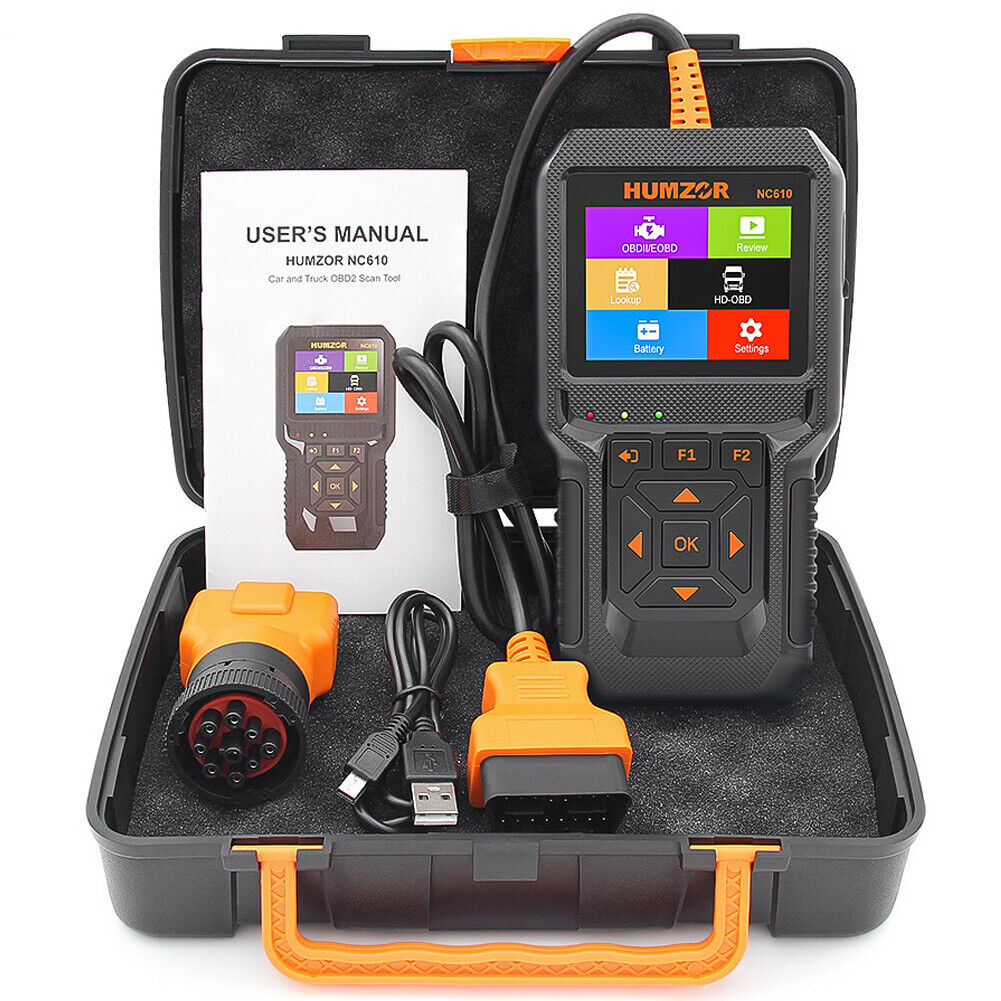 Skaner Humzor NC610 OBD2 Samochody Osobowe Ciężarowe Polskie Menu OBD2