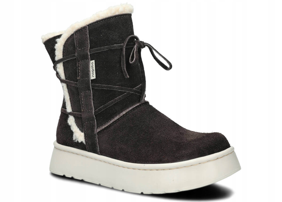 Nagaba 235 Grafit Welur Wax – Pohodlné, Zateplené Polské Dámské Kozačky